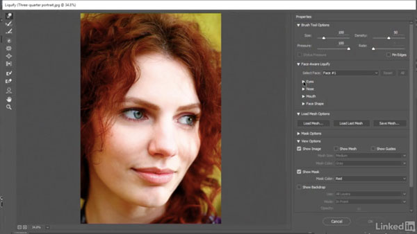 photoshop new features facial recognition liquify