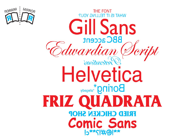 why fonts matter mirror type