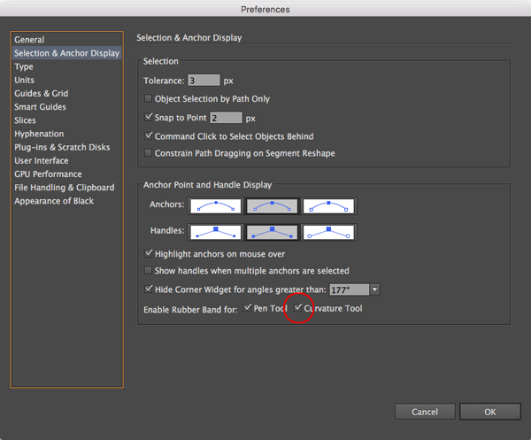 illustrator curve tool