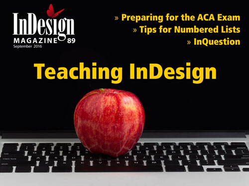 InDesign Magazine Issue 89: Teaching InDesign