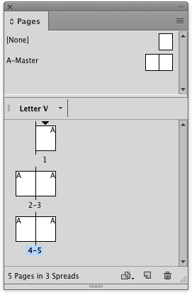 indesign pages panel view pages by alternate layout