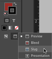 slug indesign