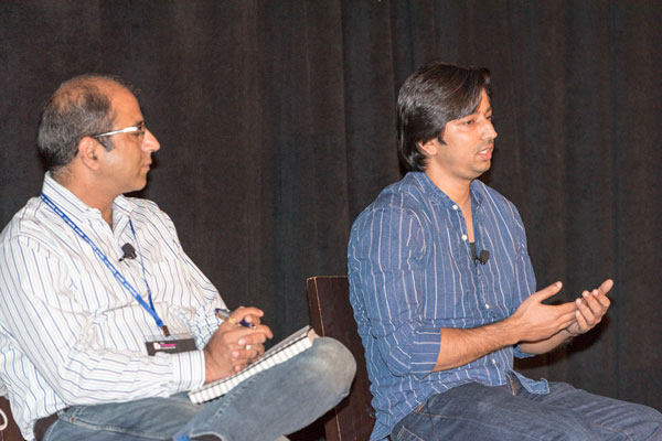 Engineering Director Anurag Wahi (left) and InDesign Product Manager Mohammad Javed Ali (right) flew in from Noida, India to hear users questions and concerns.
