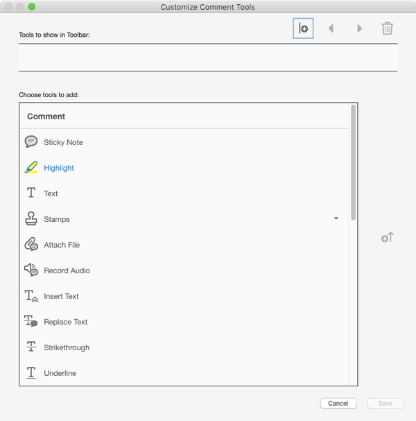 acrobat-customize-commenting-toolbar