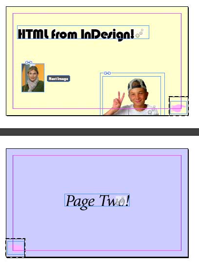 interactive indesign document