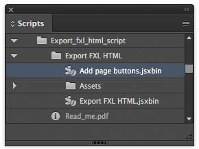 Htmlexport script