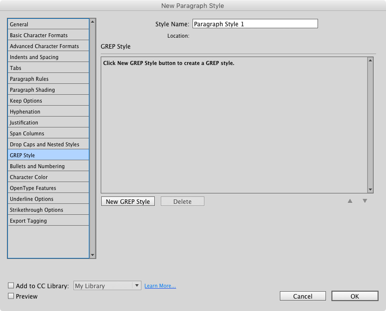 indesign-grep-paragraph-style-dialog-box
