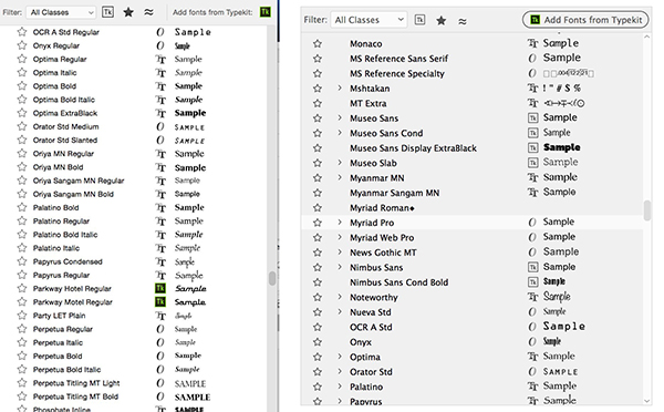 hoe to load free fonts to adobe font kit