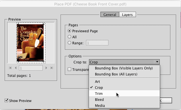 Figure 1: Running the rePlace script brings up the Place dialog box, where you can choose different options.