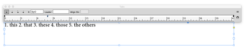 InDesign tip repeat tabs