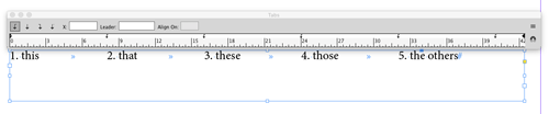 InDesign tip repeat tabs