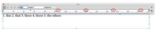 InDesign tip repeat tabs