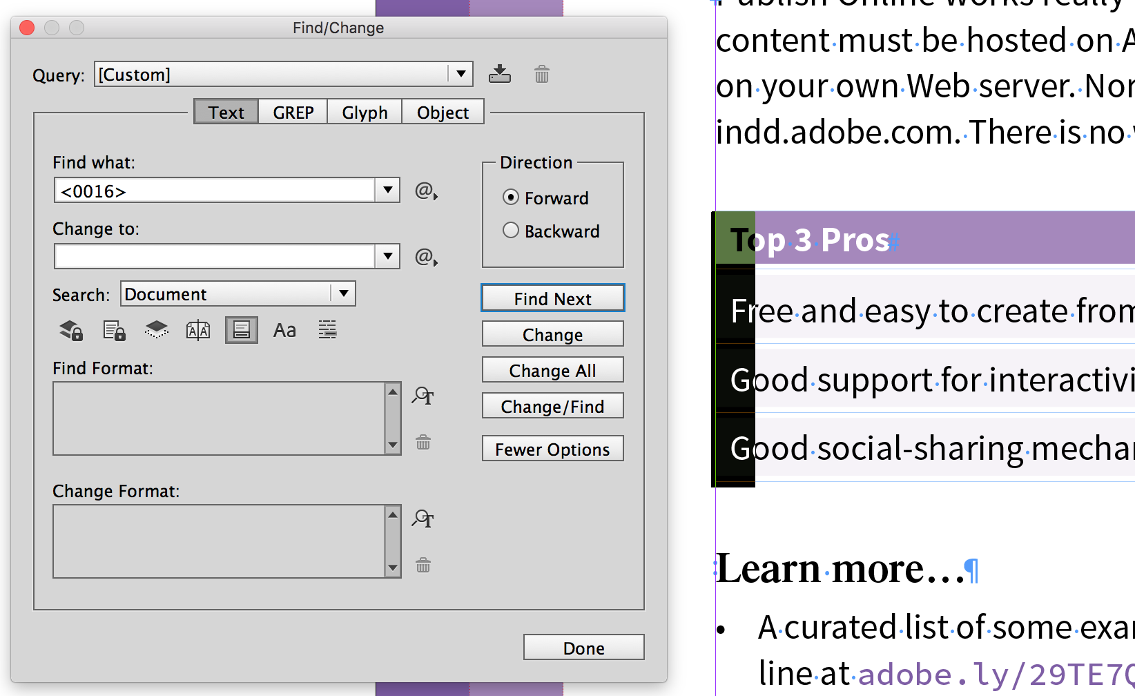 Find usage. Grep в индизайне. Grep висячие предлоги INDESIGN. INDESIGN grep Table. Find Table.