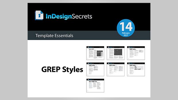 grep indesign