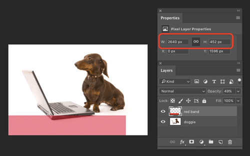 Photoshop Properties panel