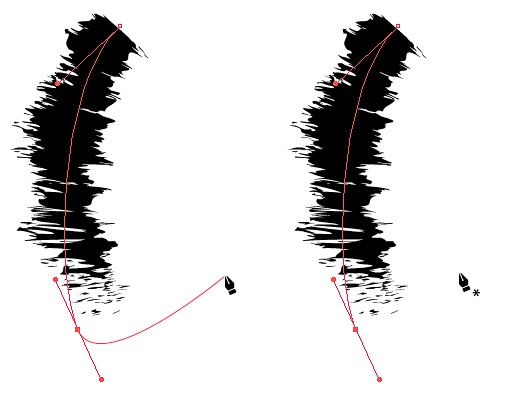 How the Esc key affects the Pen tool in Illustrator