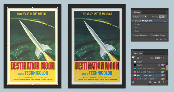 poster effects opacity