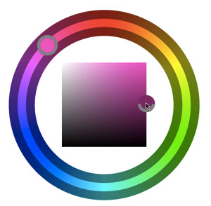 color picker wheel photoshop