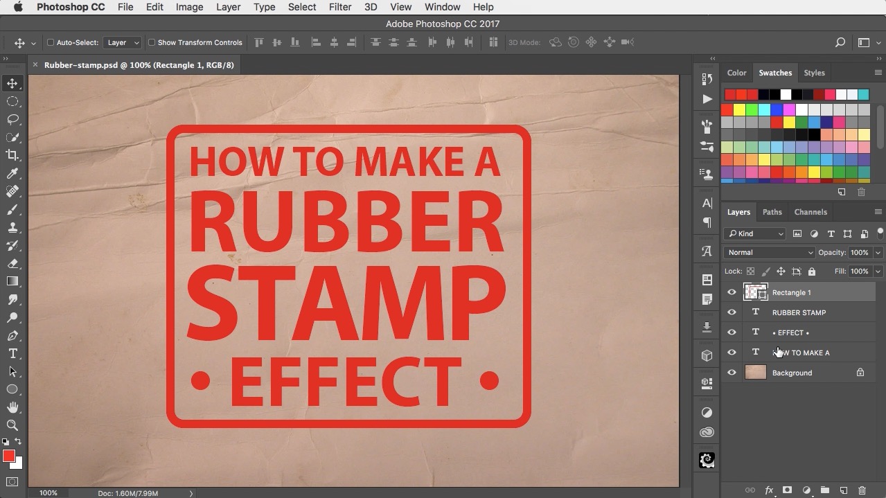 How To Make A Rubber Stamp Effect In Photoshop Creativepro Network