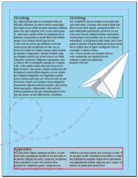 InDesign contest phantom fill stroke