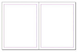 InDesign spread