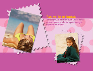 free InDesign template photo book 