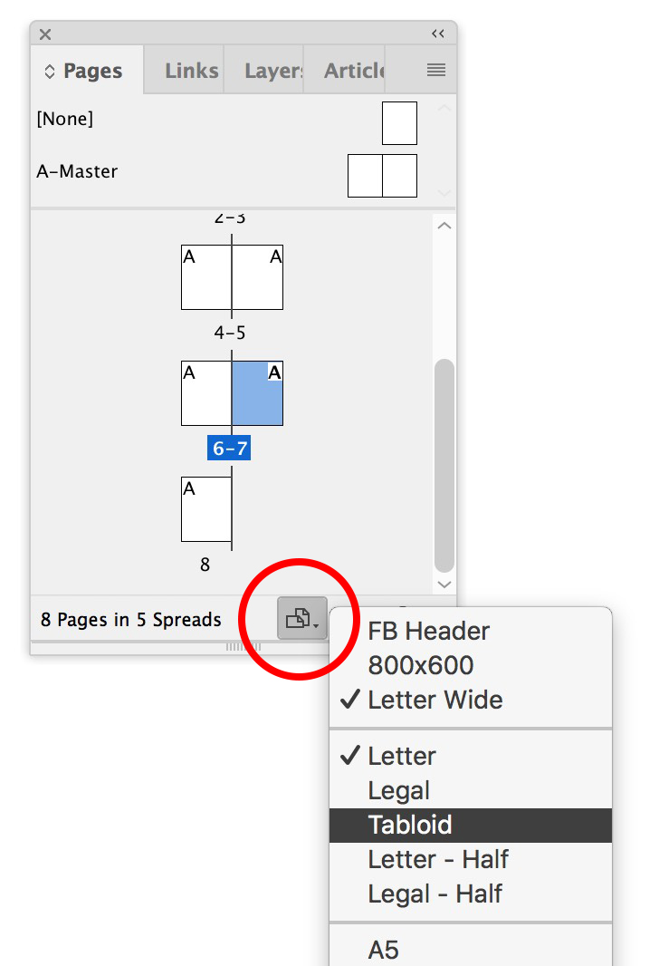 indesign free trial how to create tabloid size