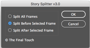 StorySplitter script