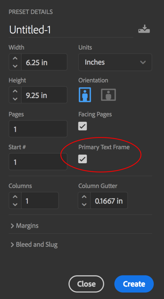InDesign Basics Primary Text Frames CreativePro Network