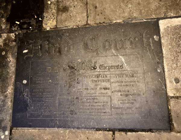 newspaper_plaque_fleet_street2.jpg Newspaper plaque fleet street2