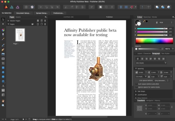 Affinity Publisher: First Look | CreativePro Network