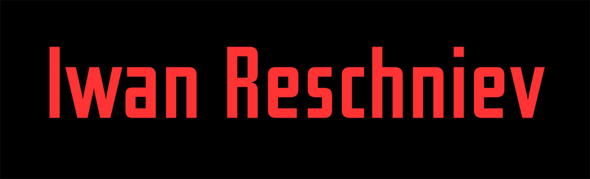 Iwan Reschniev typeface