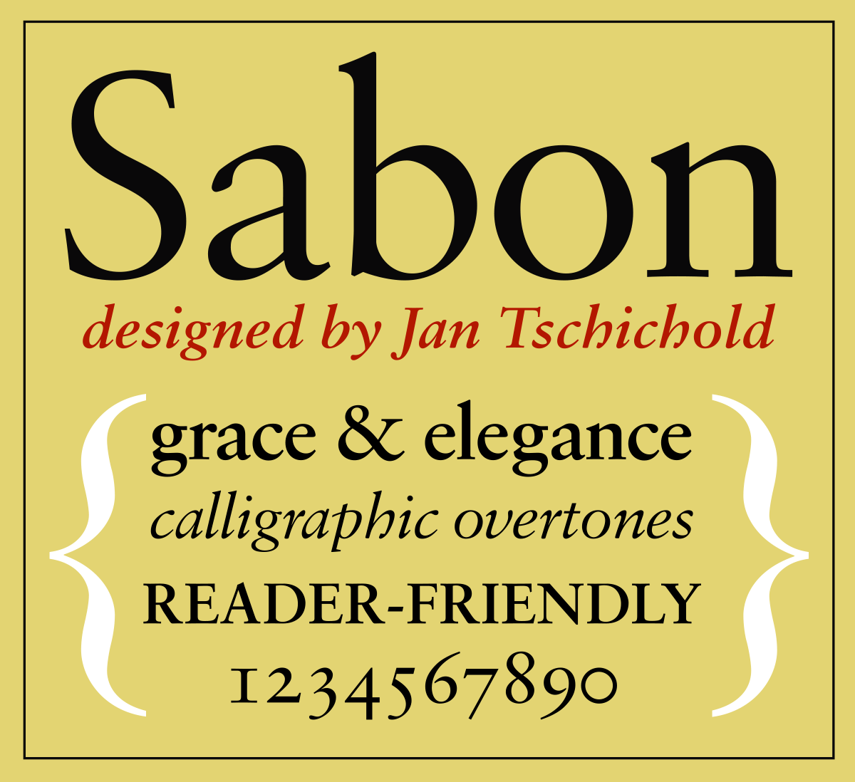 Sabon typeface