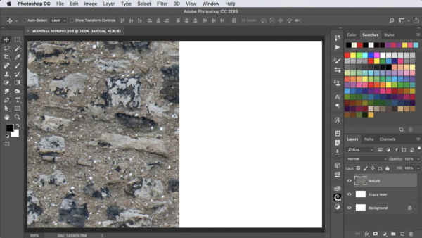 make seamless pattern in Photoshop step 3