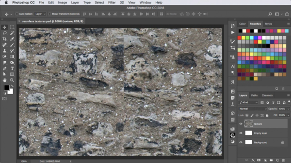 make seamless pattern in Photoshop step 4