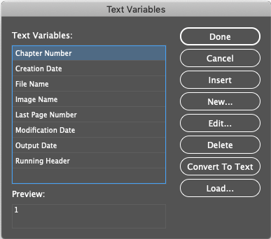 making a text variable
