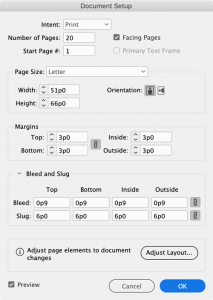 Resizing InDesign Layouts