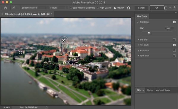 How to Easily Simulate a Tilt-Shift Effect Using Photoshop