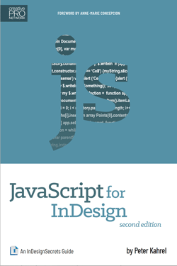 Cover of the ebook JavaScript in InDesign, 2nd edition, by Peter Kahrel