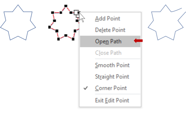 How to Edit Shapes in PowerPoint with the Edit Points Command