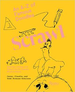 creative holiday gift image of Scrawl doodle book