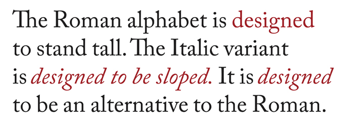 italics in microsoft word