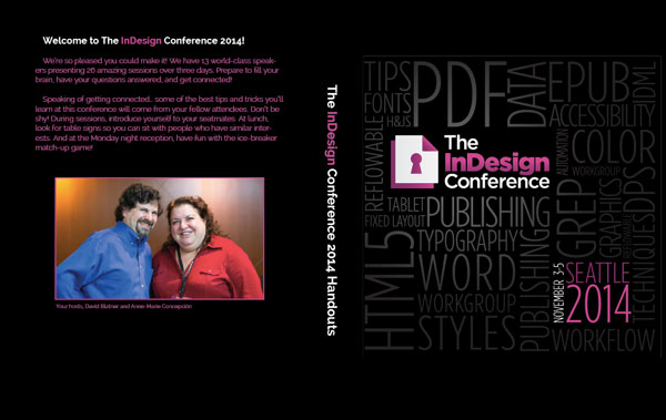 InDesign bound cover book template