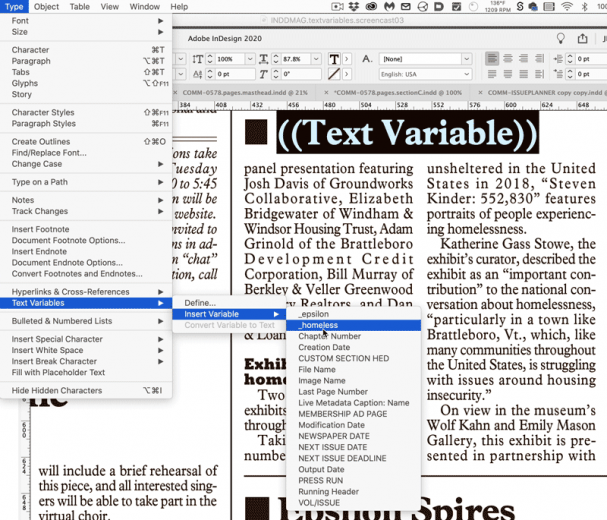Harnessing the Power of Text Variables and IDML