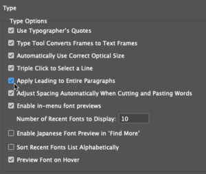 Changing Indesign Preferences Preferences You Must Change in InDesign