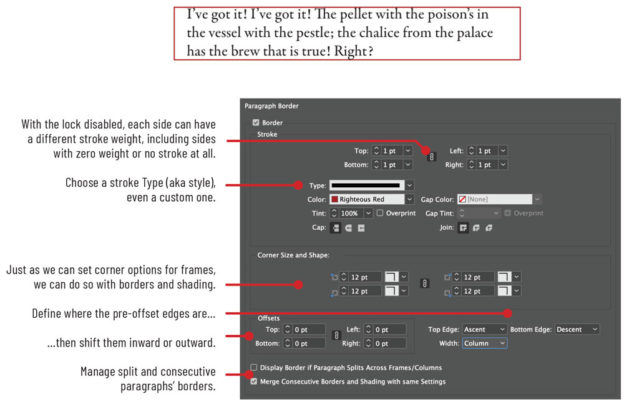 Designing with Rules, Borders, and Shading