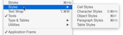 InDesign 101: Character Styles