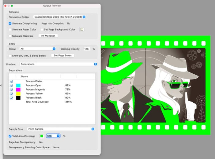 Reducing Total Ink with Selective Color Adjustments in