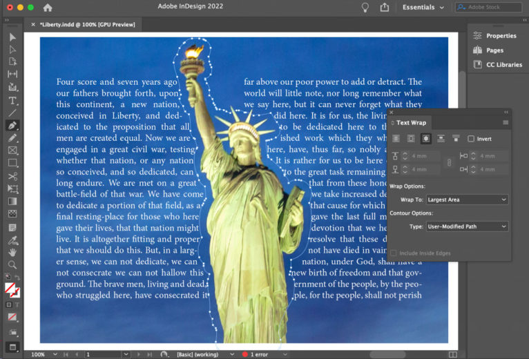 How to use subject aware text wrap in indesign creativepro network