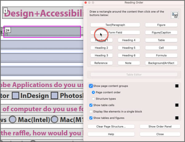 Form Layout Readability Creating Accessible PDF Forms
